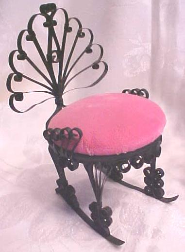 Miniature Settee & Chairs Victorian Doll House 4 PC