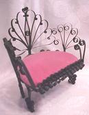 Miniature Settee & Chairs Victorian Doll House 4 PC