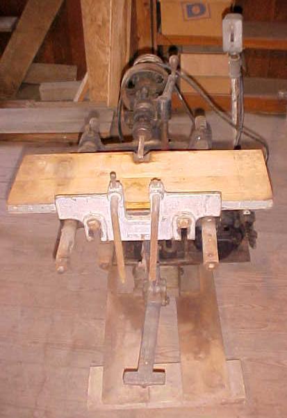 Horizontal Mortise Boring Machine Antique