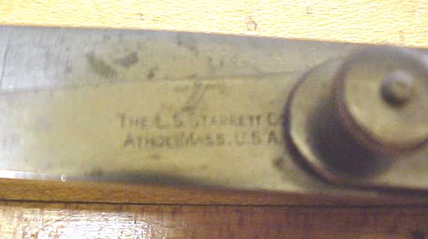 Starrett No. 37 4 Inch Inside Lock Joint Transfer Calipers