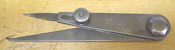 Starrett No. 41 4 Inch Hermaphrodite Calipers