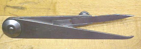 Starrett No. 41 4 Inch Hermaphrodite Calipers