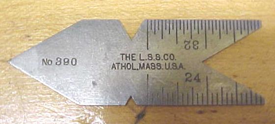 Starrett Steel Center Gage No. 390