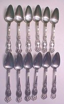 Orange Blossom Teaspoons Rogers Silverplate 1910 12PC