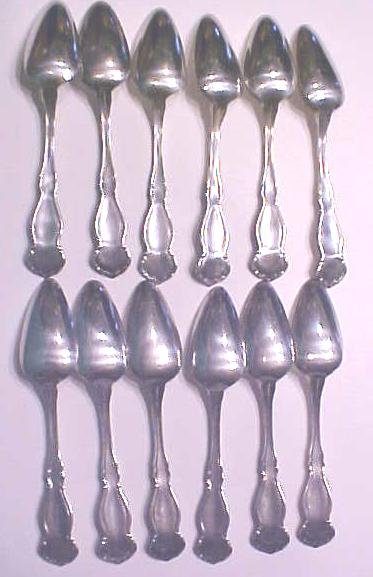 Orange Blossom Teaspoons Rogers Silverplate 1910 12PC