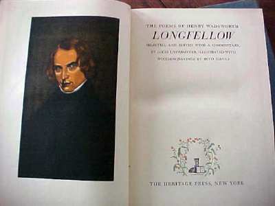 Henry Wadsworth Longfellow Poems 1943
