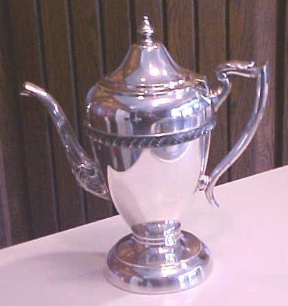 Hartford Teapot Silverplate 1920's Silver Plate
