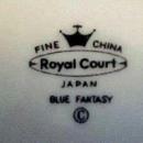 Royal Court Candle Holders Blue Fantasy