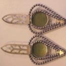 Antique Shoe Clip Pair