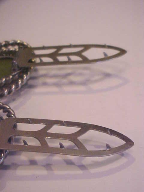 Antique Shoe Clip Pair