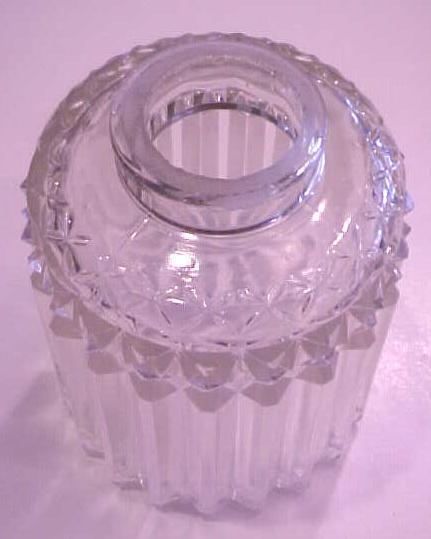 Lamp Light Shade Clear Crystal Pressed Glass