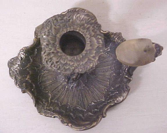 Ornate Chamberstick Candle Holder ROYAL SHEFFIELD