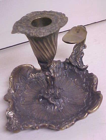 Ornate Chamberstick Candle Holder ROYAL SHEFFIELD