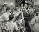 Engraving The Hunt Ball Ornate Frame 1880