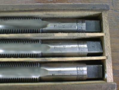 S. W. CARD Taps Boxed Tap Set 7/8