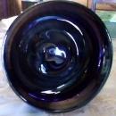 Fenton Favrene Compote Signed 1976 Art Glass