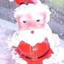Spaghetti Santa Bobble Head Planter Vintage