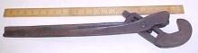 Acme Pipe Tongs Wrench 24 inch Antique