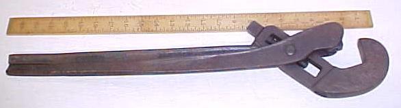 Acme Pipe Tongs Wrench 24 inch Antique