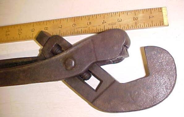 Acme Pipe Tongs Wrench 24 inch Antique