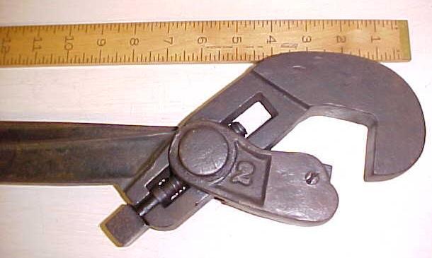 Acme Pipe Tongs Wrench 24 inch Antique