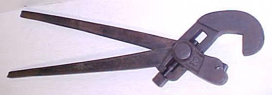 Acme Pipe Tongs Wrench 24 inch Antique