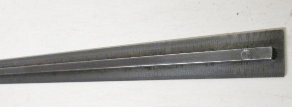 Starrett Vernier Caliper Rule 48 inch Point Tips