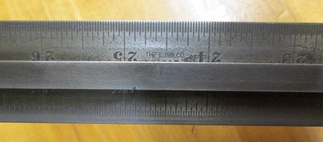 Starrett Vernier Caliper Rule 48 inch Point Tips