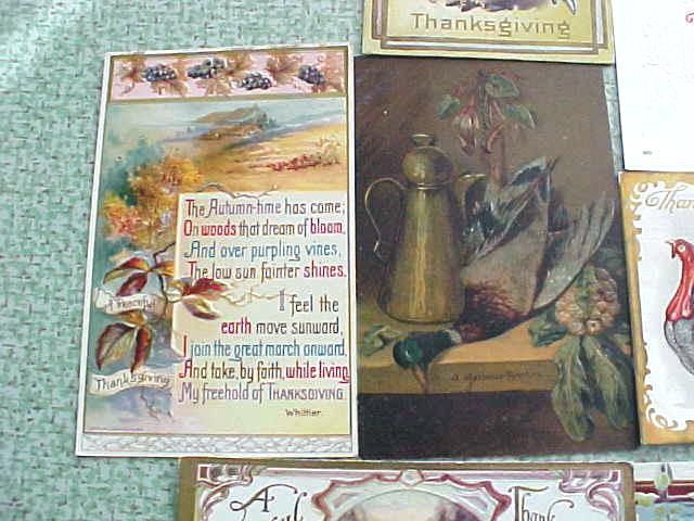 Postcard Lot Thanksgiving Clapsaddle Griggs Winsch Tuck