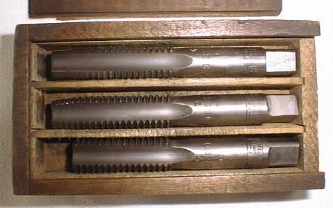 S. W. CARD Taps Boxed Tap Set 5/8