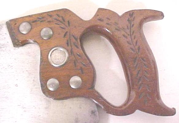 Simonds Crosscut Hand-Saw Pat. 1887