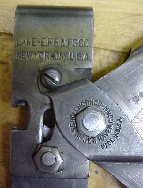 Lake-Erb B&E-Wire Tipper No. 1 Schollhorn Pliers Crimpers