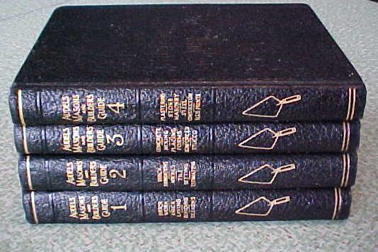 Audels Masons & Builders Guide 4 Vol 1950