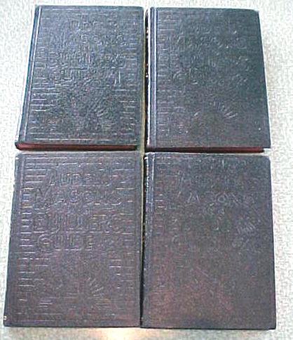 Audels Masons & Builders Guide 4 Vol 1950