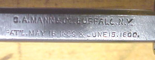 C. A. Mann Patented Screw Head Holding Screwdriver
