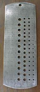 Starrett Drill & Wire Gauge Time Saver
