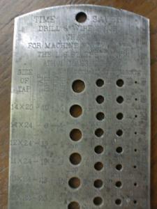 Starrett Drill & Wire Gauge Time Saver