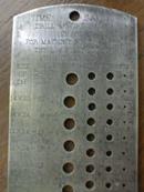 Starrett Drill & Wire Gauge Time Saver