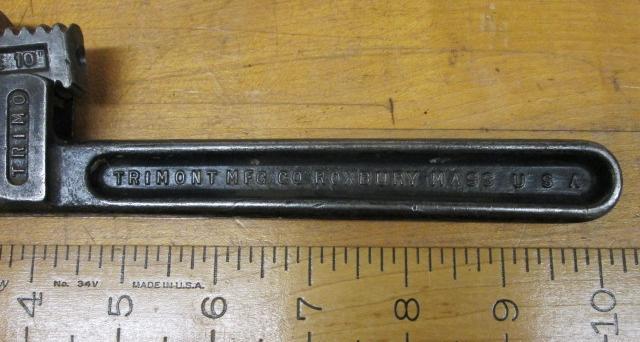 Trimont Pipe Wrench Trimo 10 inch