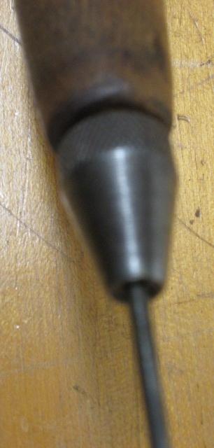 Antique Sewing Scratch Awl Handle Peg Shaped