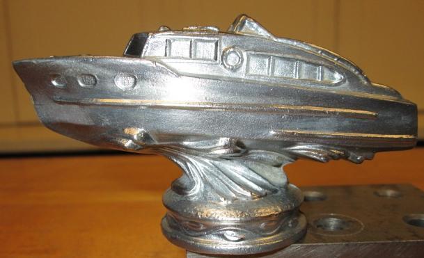 Cabin Cruiser Trophy Ornament Paperweight Cast
