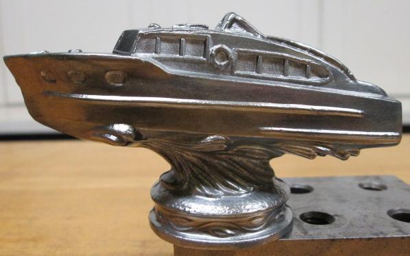 Cabin Cruiser Trophy Ornament Paperweight Cast