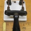 Antique Electric Porcelain Knife Double Pole Switch