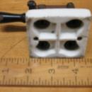 Antique Electric Porcelain Knife Double Pole Switch