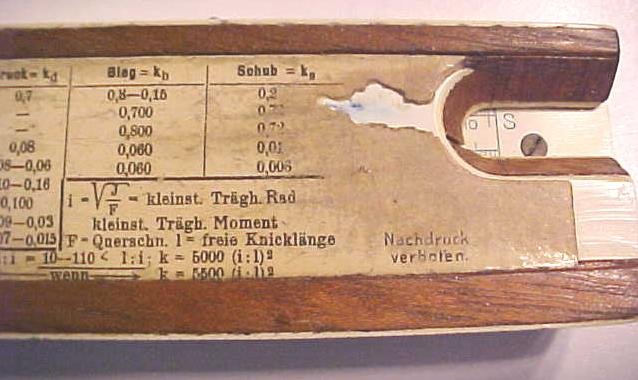 Slide Rule Albert Nestler 14X + Case