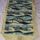 Blue Wave Table Runner Table Decoration