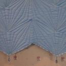 Quilt Wall Hanging French Blue Crystals & Beads
