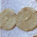 Place Mats & Table Runner Quilted Gold Color