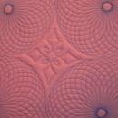 Wall Hanging Quilt Custom Spyrogyra Spiral Quilted Pattern