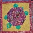 Turtle Quilt Applique Wall Hanging Custom Quilted Batiks Art Quilt
